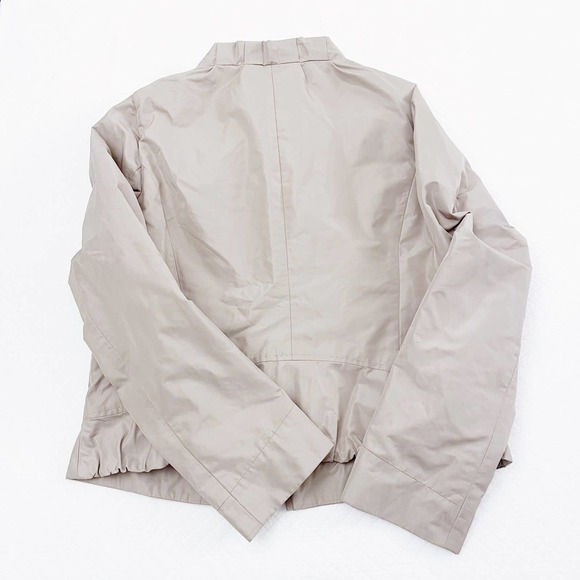 Escada Sport Khaki Lined Windbreaker Zippered Jacket SZ40 - Picture 2 of 6